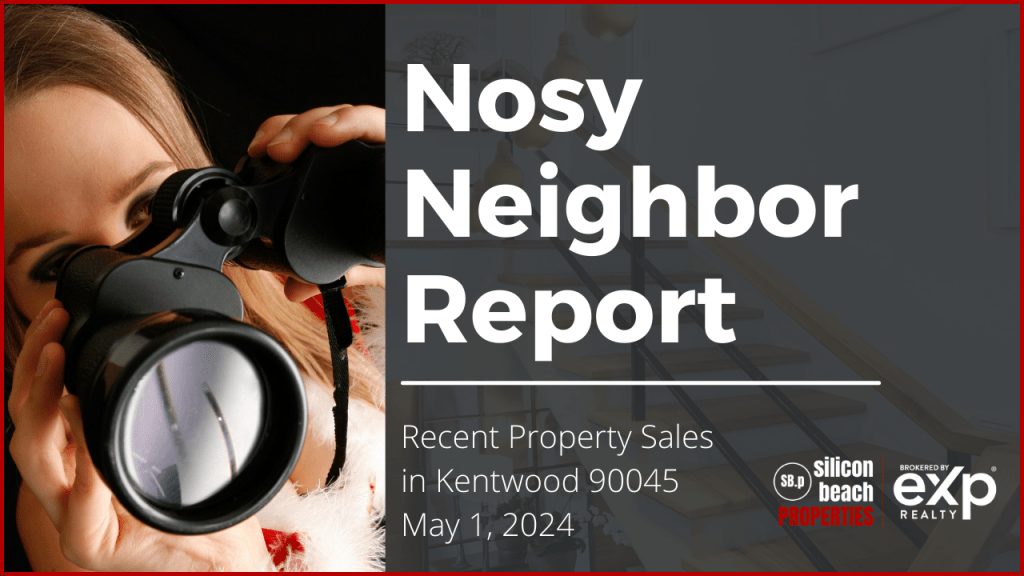Nosy Neighbor Report For&nbsp;May